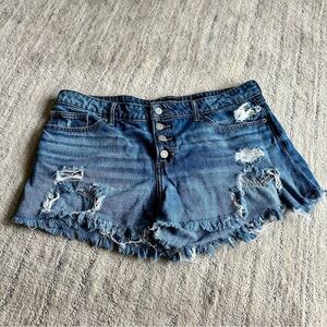 Lucky Brand Cut Off Denim Plus Size Shorts Size  14/32